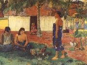 Paul Gauguin Why are you anger oil painting artist